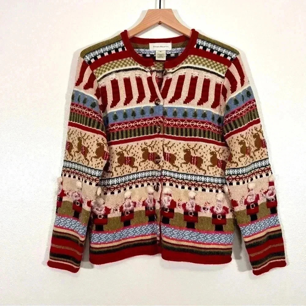 Susan Bristol Christmas Cardigan